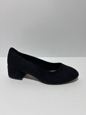 Journee Collection Women’s Sarii Black Block Heel Pumps, Size 7.5 M